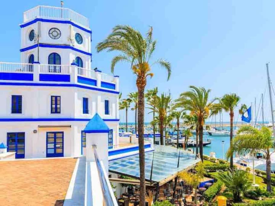 Lovely 1 Bedroom Apartment With Sea Views And Pool Estepona Kültér fotó